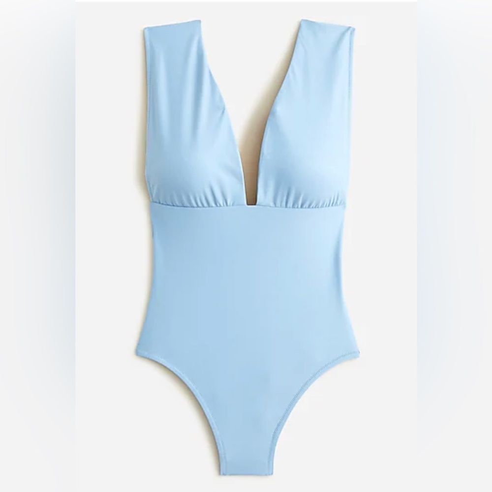 J Crew V Neck One Piece Swimsuit
